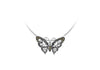 Sterling Silver Marcasite Butterfly Pendant