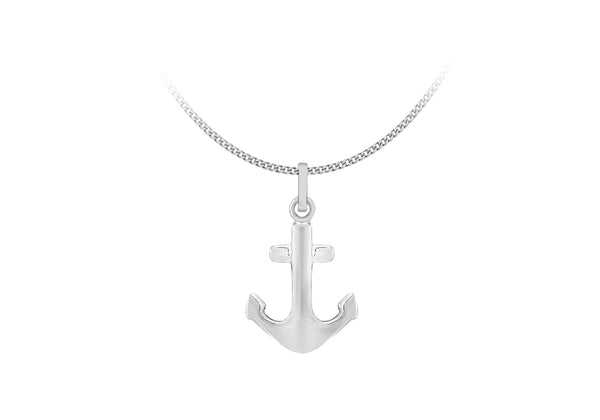 Sterling Silver Anchor Pendant