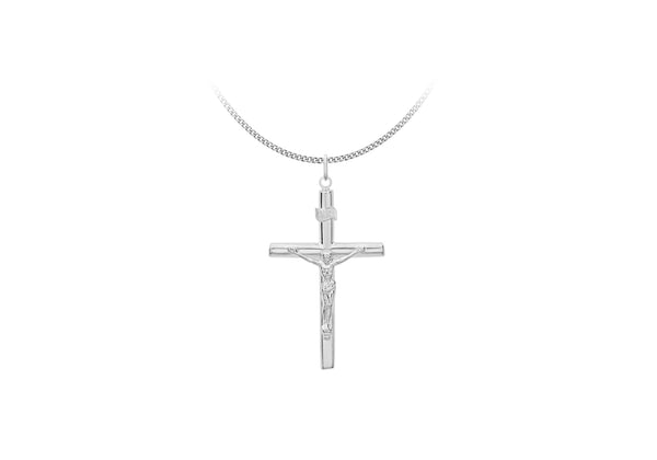 Sterling Silver Crucifix  Pendant