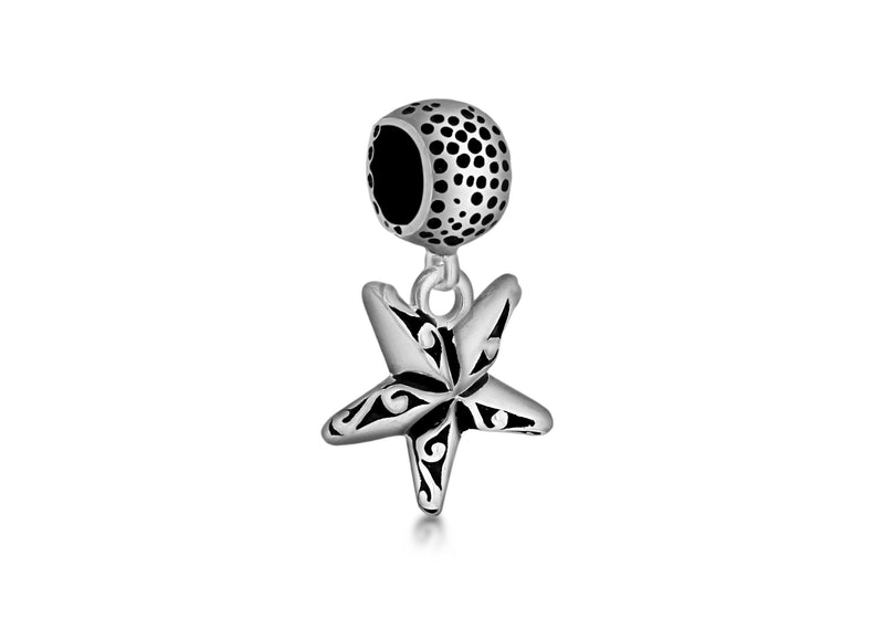 SILVER STARFISH BEAD9