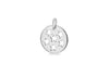 Sterling Silver 12.2mm x 15mm CutoCut-Star Disc Pendant