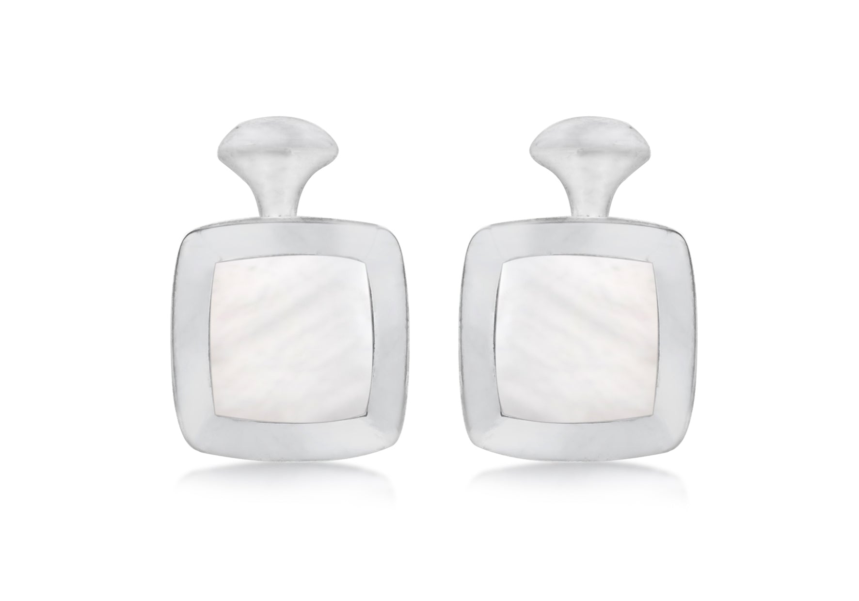 Sterling Silver Square Cufflinks