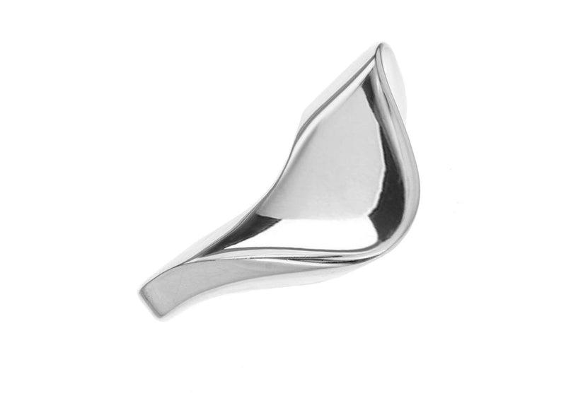 Sterling Silver Organic Wave Ring 