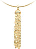 Yellow Gold Plated Sterling Silver Brocade Pendant