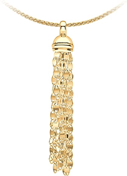 Yellow Gold Plated Sterling Silver Brocade Pendant
