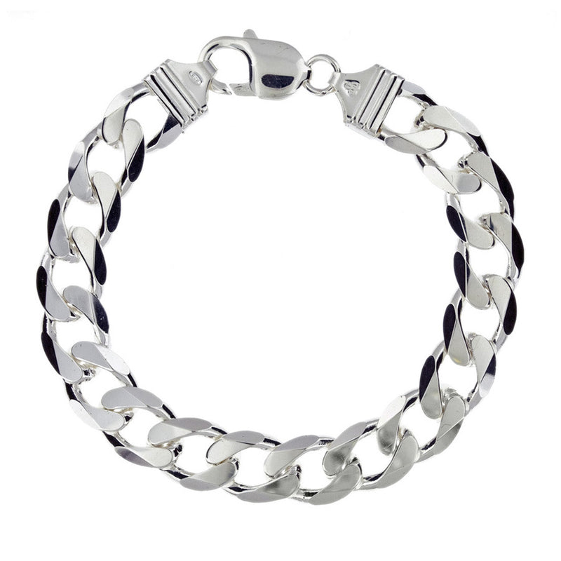 Sterling Silver Curb Bracelet 20m/8"9