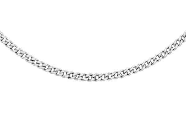 Platinum 50 Diamond Cut Curb Chain