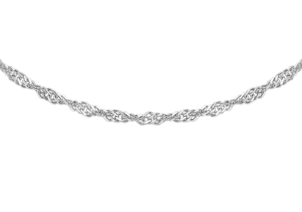 Platinum 30 Twist Curb Chain 