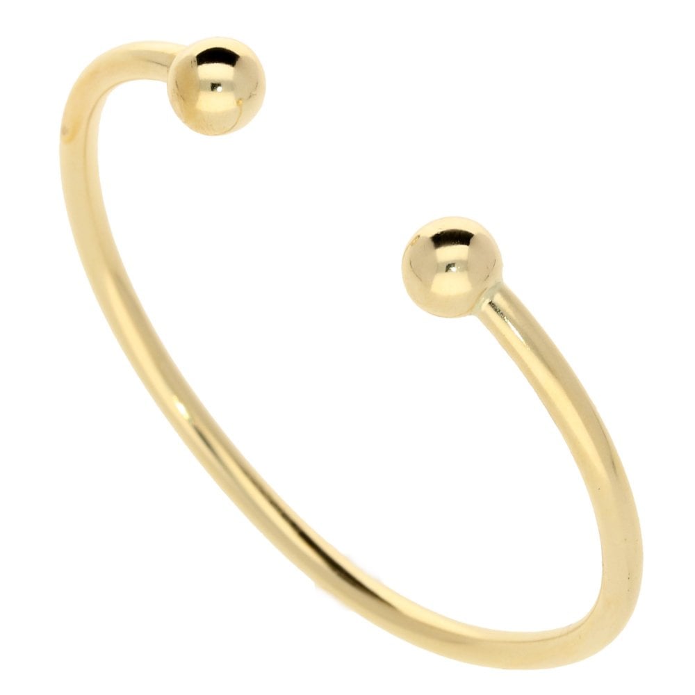 18ct Yellow Gold Child's Torque Bangle