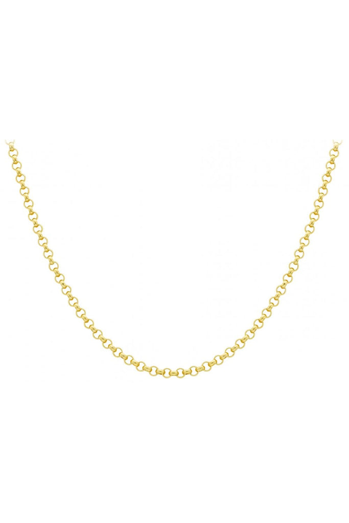 9ct Yellow Gold 160 Round Belcher Chain