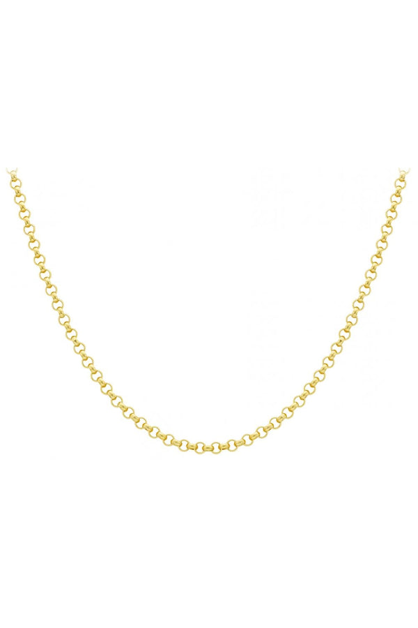 9ct Yellow Gold 160 Round Belcher Chain