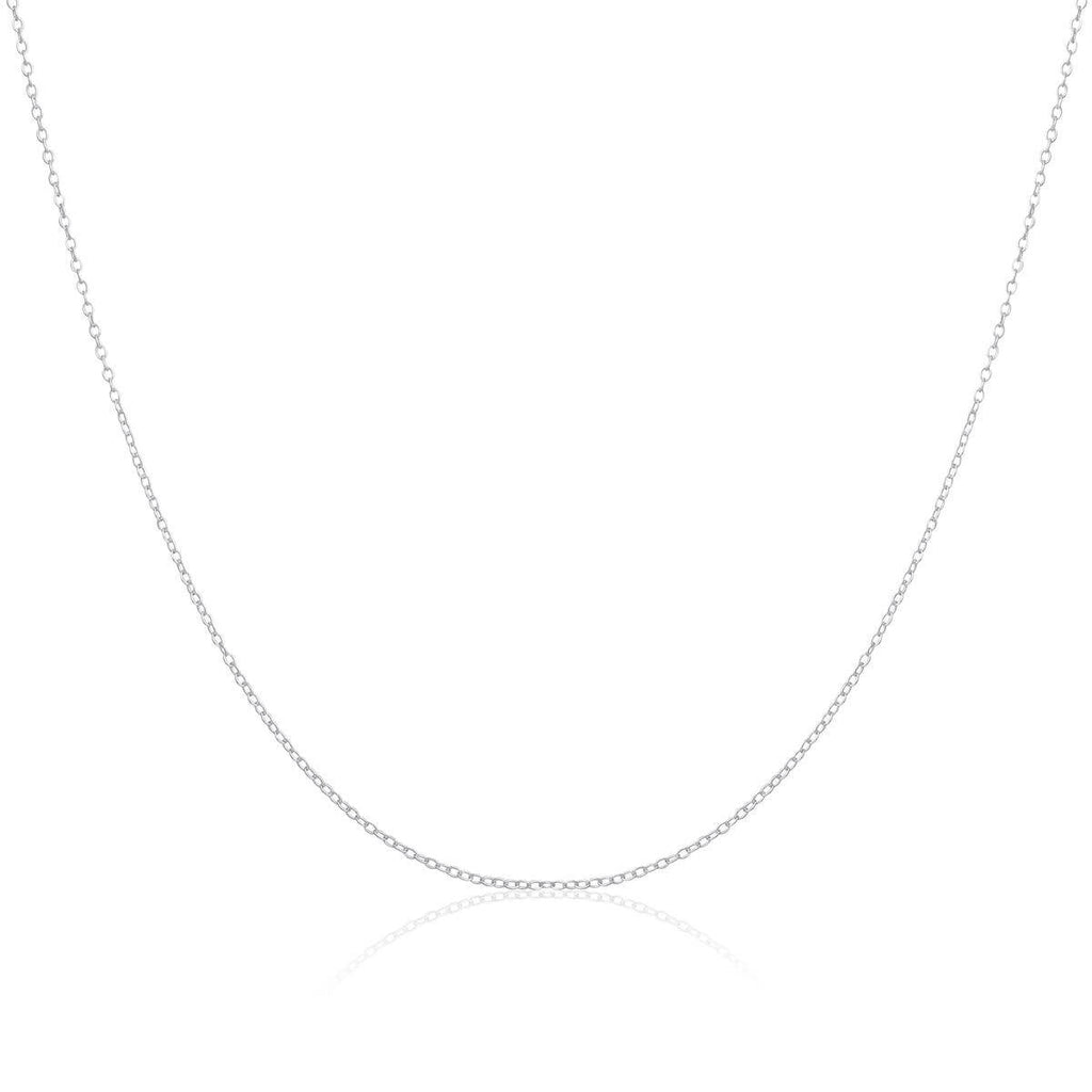 Sterling Silver 25 Fine Belcher Chain
