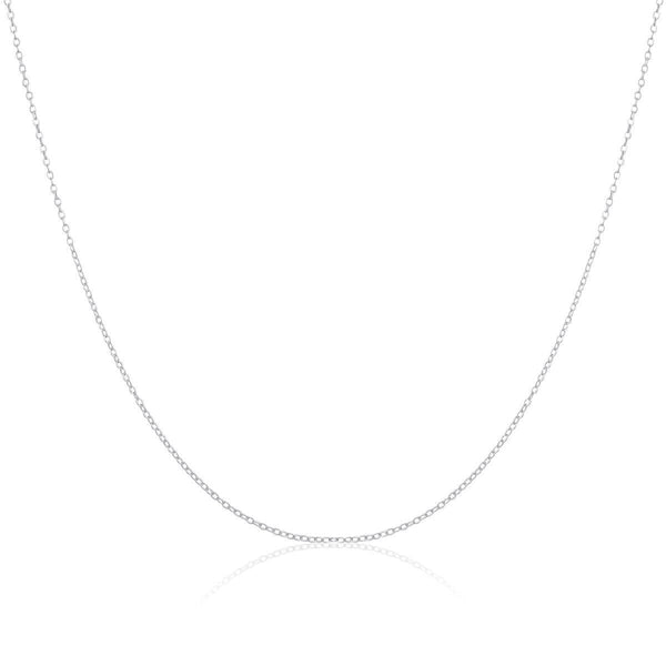 Sterling Silver 25 Fine Belcher Chain