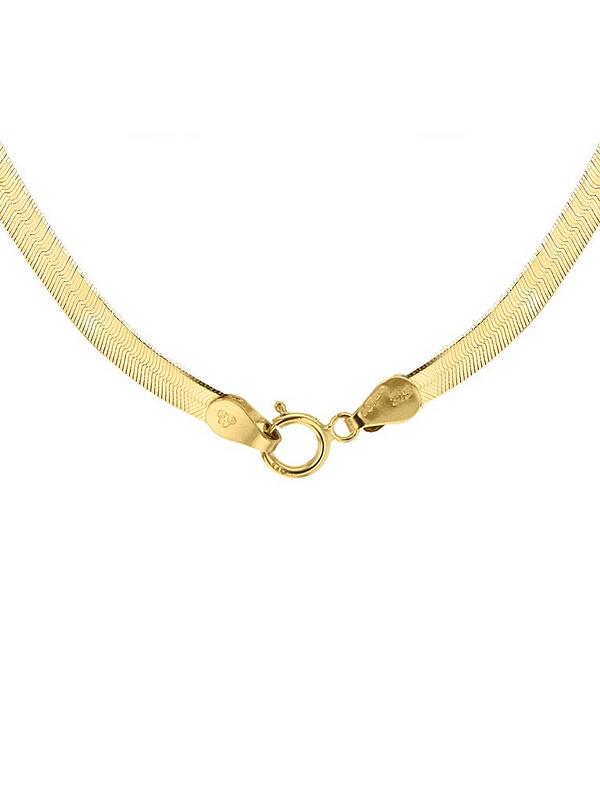9ct Yellow Gold 35 Herringbone Chain