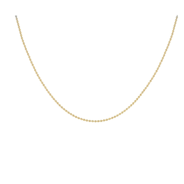 9ct Yellow Gold Diamond Cut Forzatina Chain