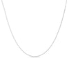 Platinum Slim Polished Ball Chain