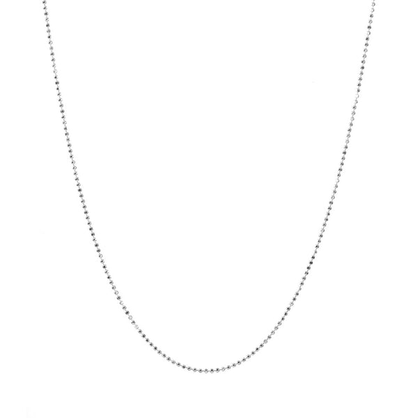 Sterling Silver Diamond Cut Ball Chain