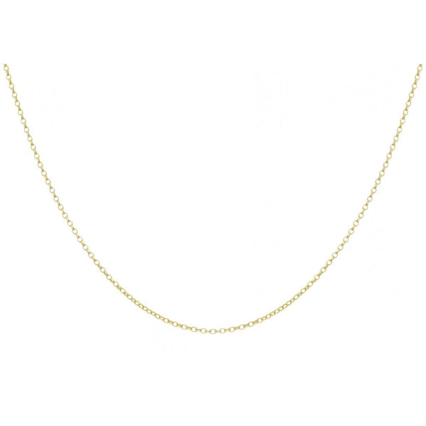 9ct Yellow Gold 50 Diamond Cut Belcher Chain