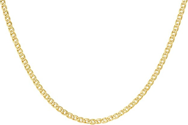 9ct Yellow Gold Double Curb Chain