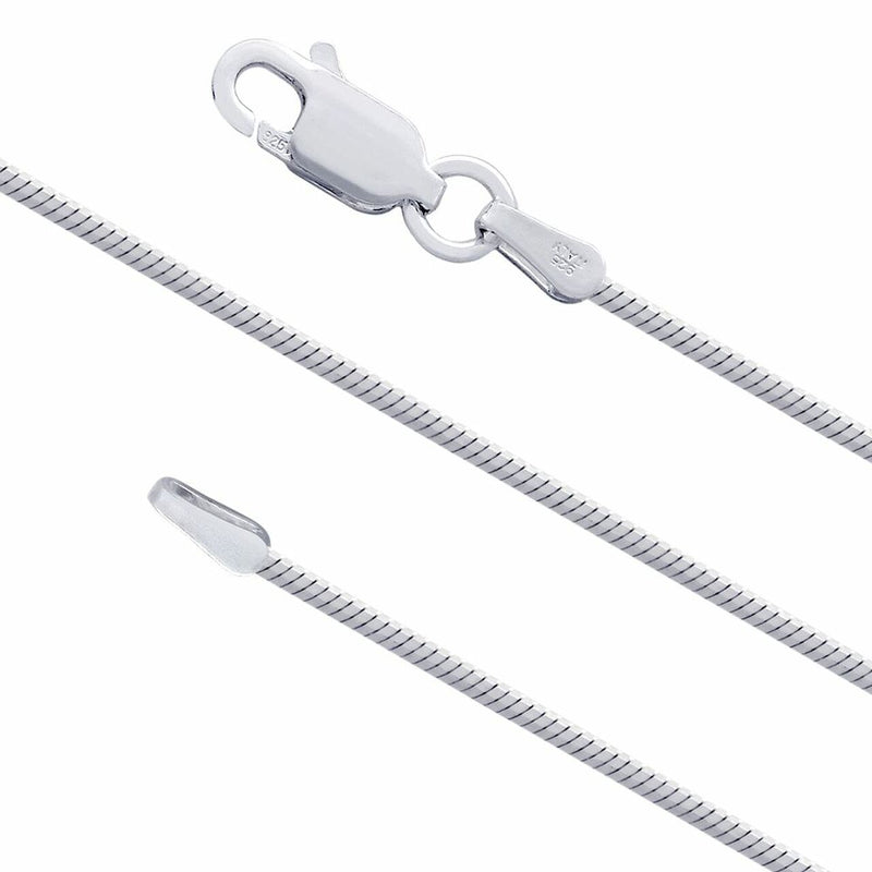 Sterling Silver Flat Snake Chain