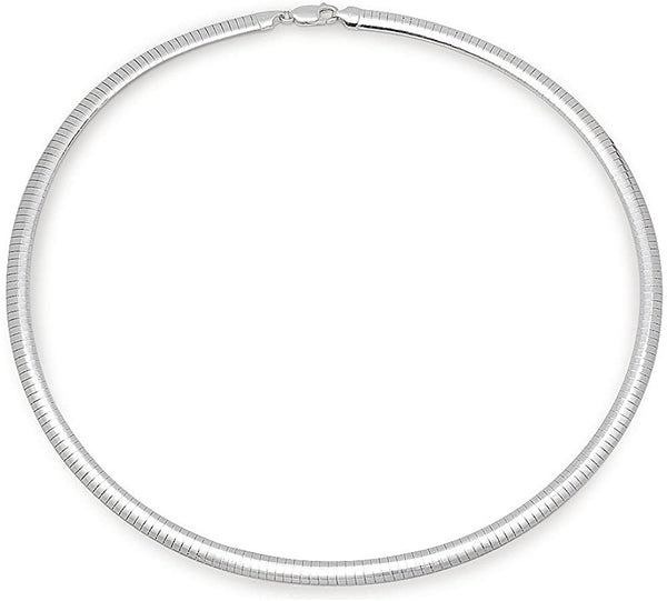 Sterling Silver Flat Omega Chain