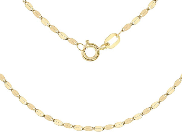 9ct Yellow Gold Sparkle Forzatina Chain