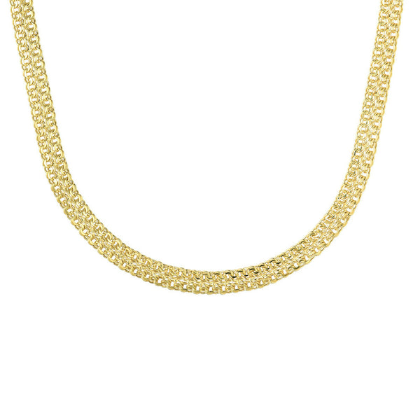 9ct Yellow Gold 36 Garibaldi Chain Necklace