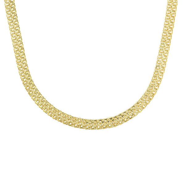 9ct Yellow Gold 36 Garibaldi Chain Necklace