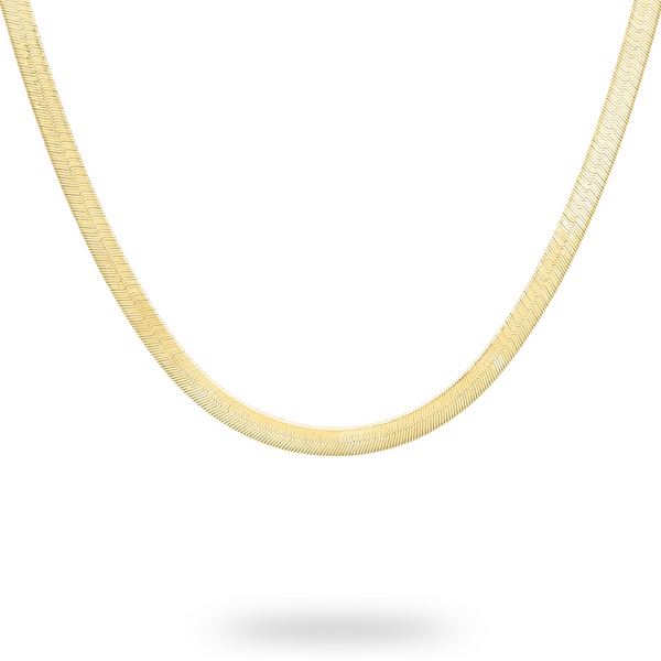 9ct Yellow Gold 60 Herringbone Chain
