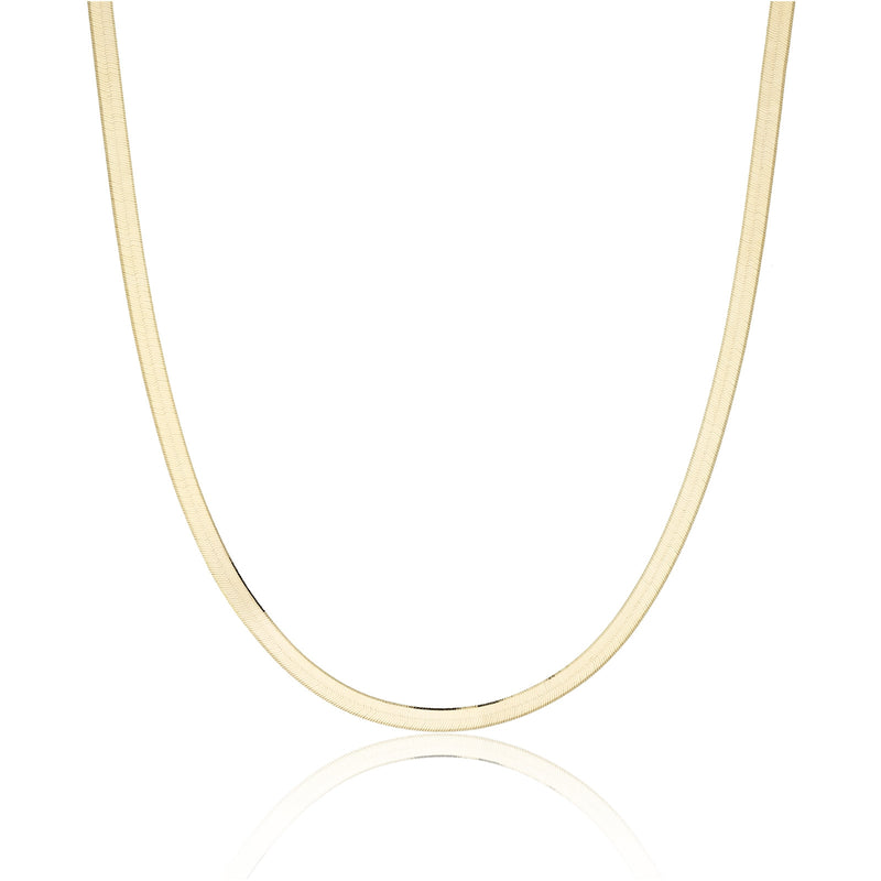 9ct Yellow Gold 35 Herringbone Chain