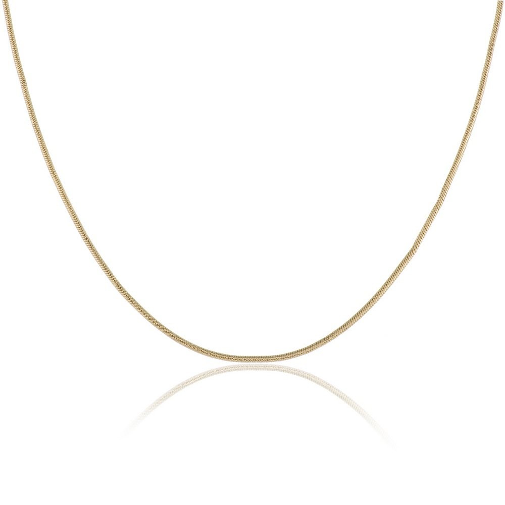 18ct Yellow Gold Shiny Snake Chain