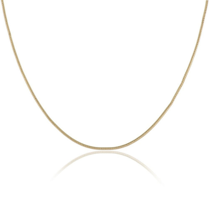 18ct Yellow Gold Shiny Snake Chain