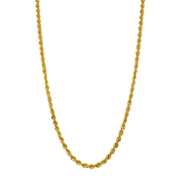 9ct Yellow Gold 40 Rope Chain