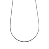 Sterling Silver Oxidised Round Foxtail Chain