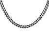 Sterling Silver 250 Oxidised Flat Curb Chain