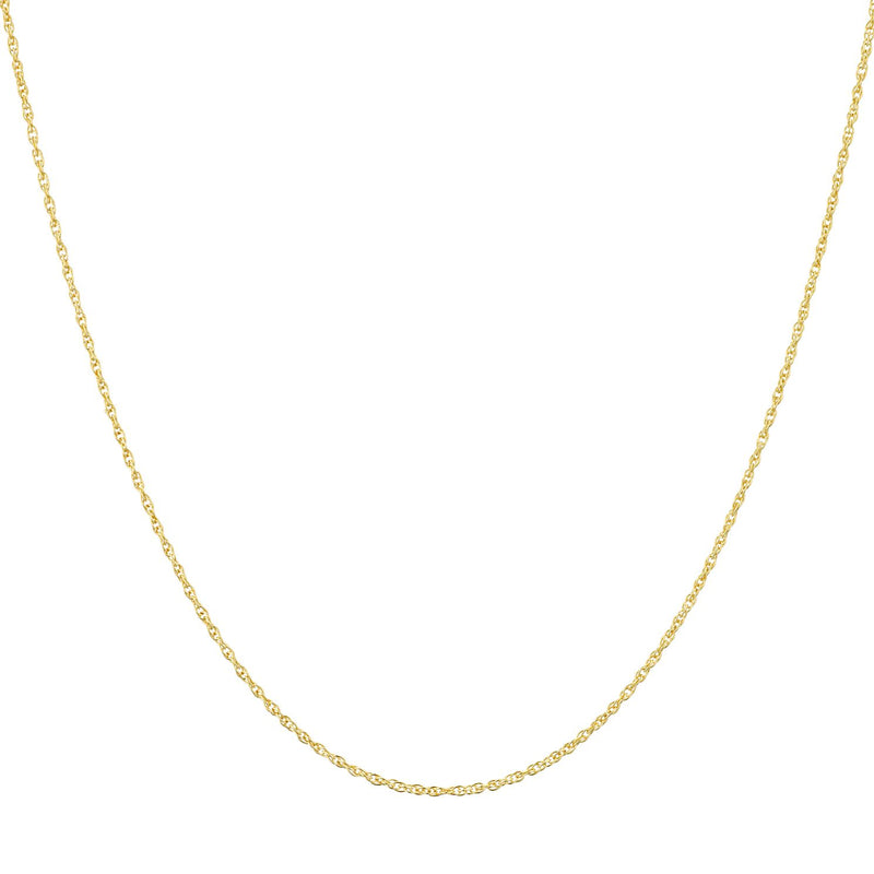 9ct Yellow Gold 14 Slim Prince of Wales Chain