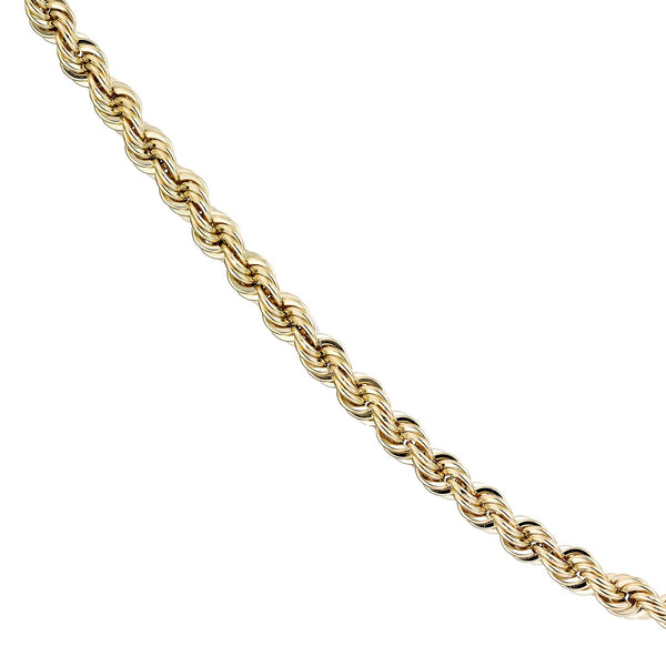 9ct Yellow Gold 120 Chunky Rope Chain