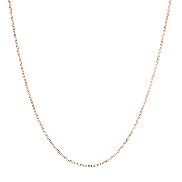 9ct Rose Gold 30 Adjustable Curb Chain