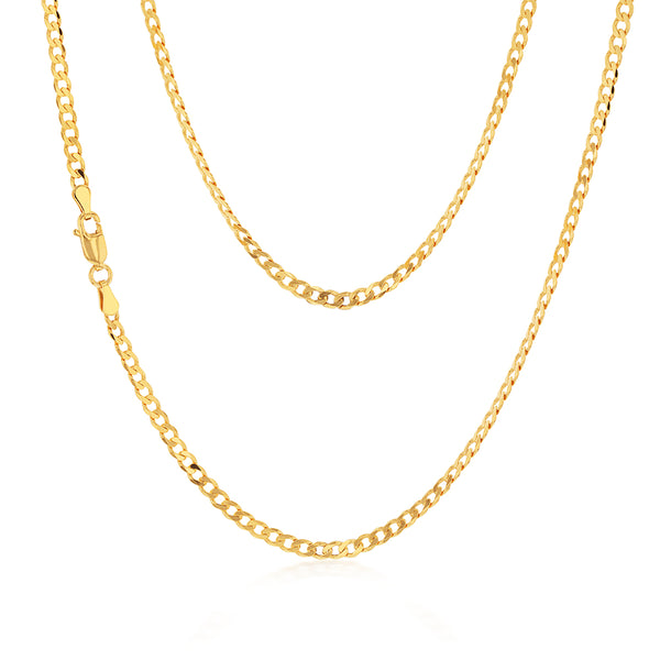 9ct Yellow Gold 80 Curb Chain