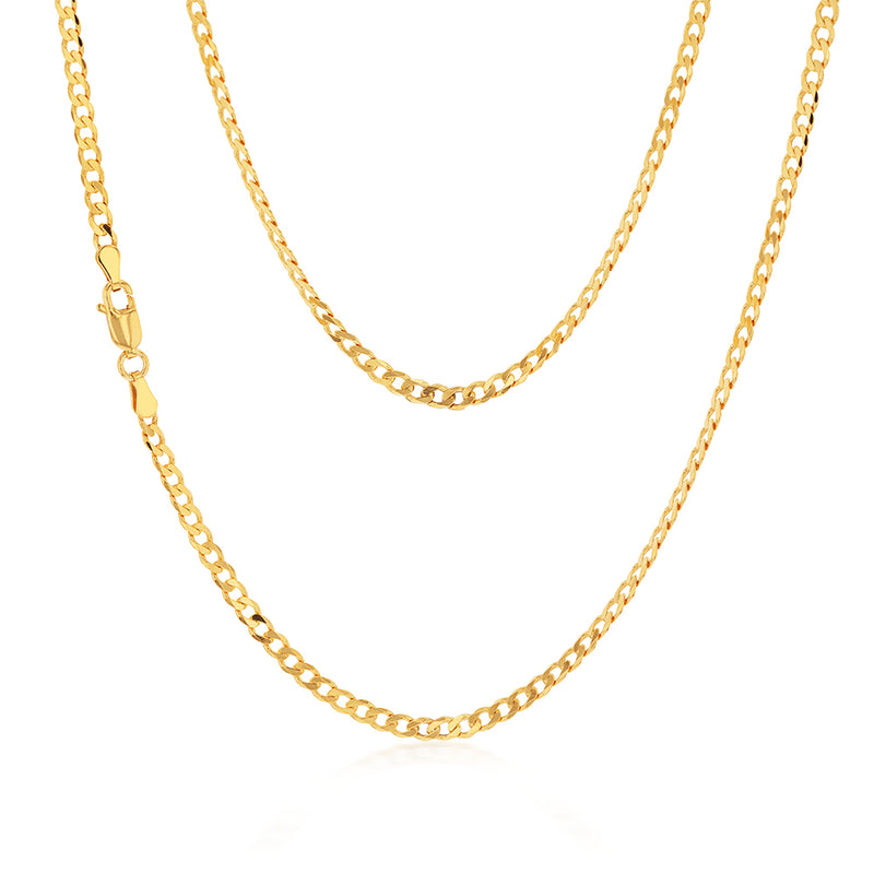 9ct Yellow Gold 80 Curb Chain