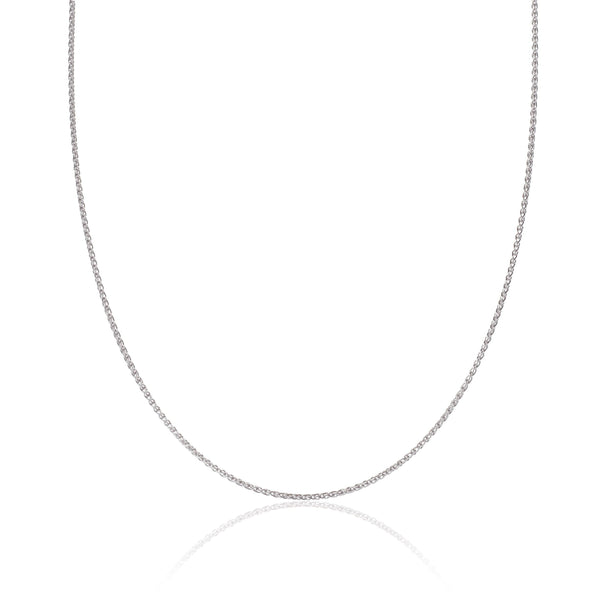 9ct White Gold 030 Spiga Chain