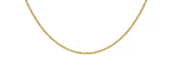 Sterling Silver Yellow Gold Plated 025 Tocalle Chain