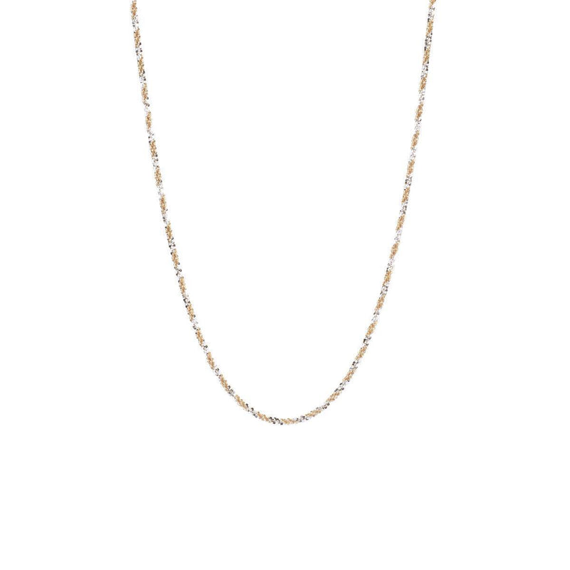 Sterling Silver Yellow Gold Plated Tocalle Chain